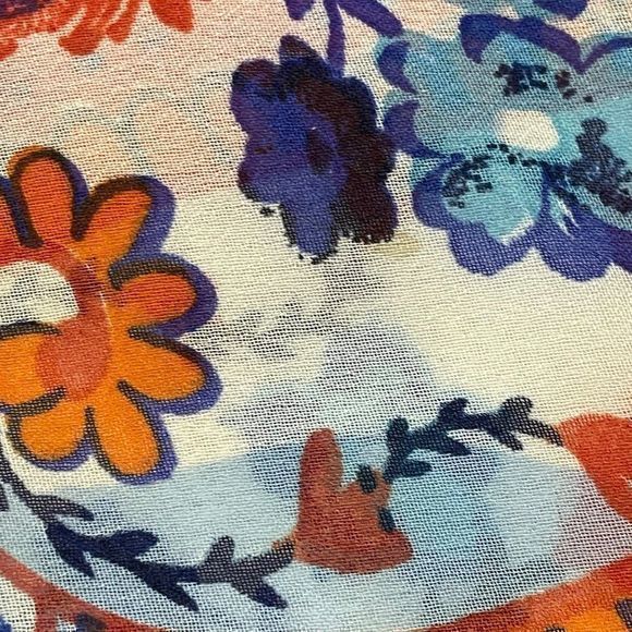 Moon Orchid Women's Boho Bell Sleeve Sheer Floral‎ Print Oversized Kimono Sz Sm - Picture 10 of 13